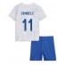 Frankrike Ousmane Dembele #11 Bortedraktsett Barn VM 2022 Korte ermer (+ Korte bukser)
